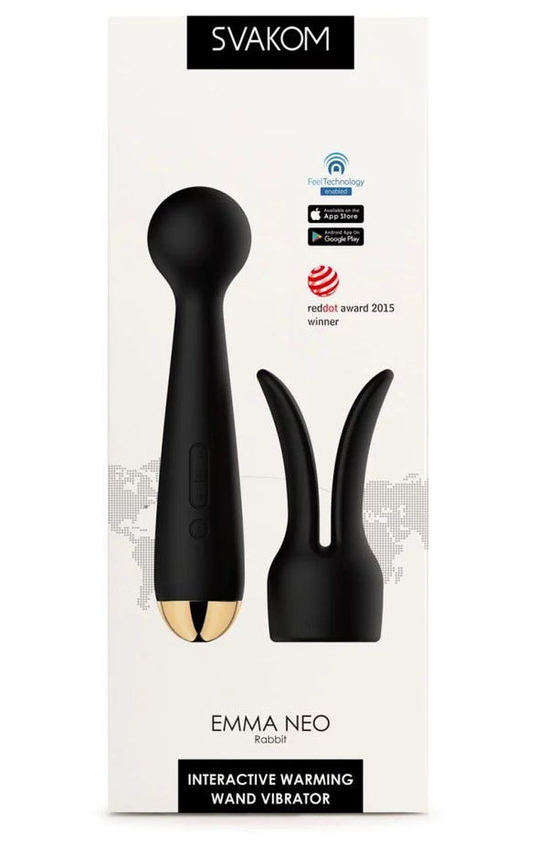 Svakom Emma Neo 手機智能發熱震動棒 黑色