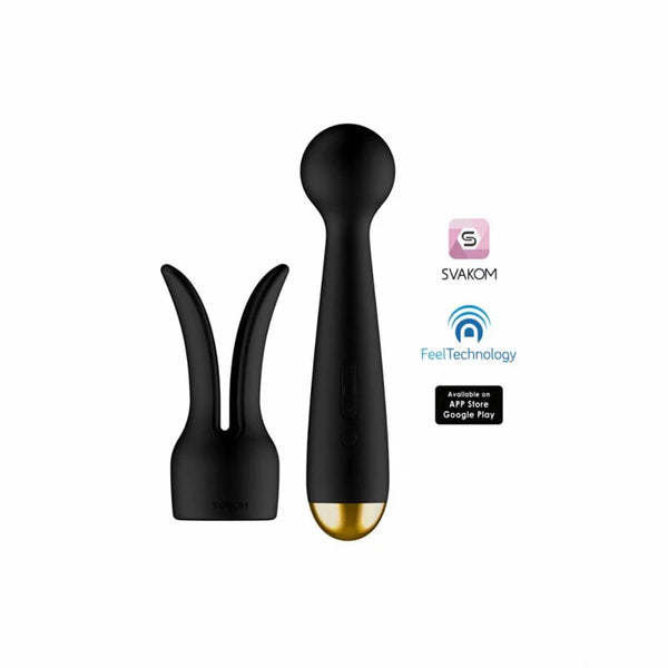 Svakom Emma Neo 手機智能發熱震動棒 黑色