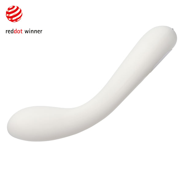 榮獲 Reddot 紅點設計大獎的 iroha mai TSURU 震動棒,極致流線設計,結合智能觸覺技術。