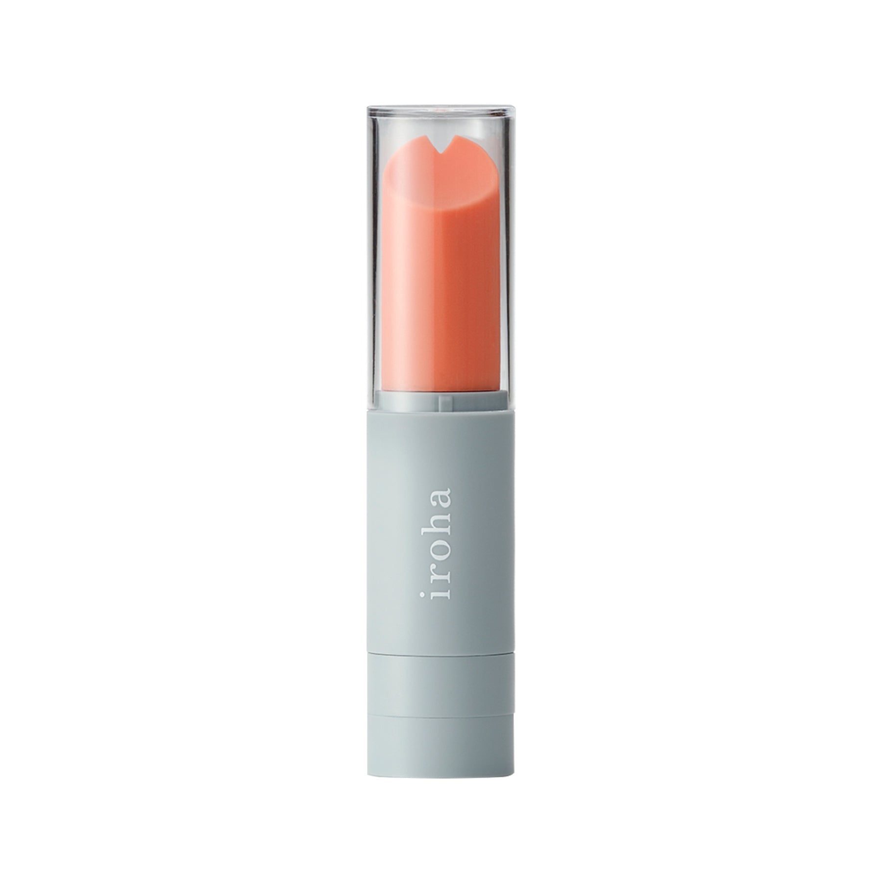 iroha stick 珊瑚粉 × 灰 震動棒附上透明保護蓋,保持衛生