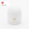 iroha temari KAZE 風情 震動按摩器,柔和白色外殼,點綴金色 logo,典雅時尚