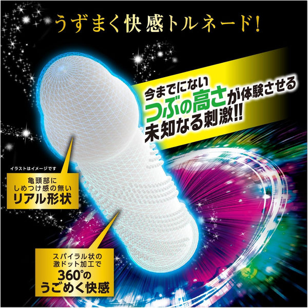 JEX 激凸點 HOT TYPE - Condom 360°螺旋激點紋理,環繞刺激,增強敏感度與快感。