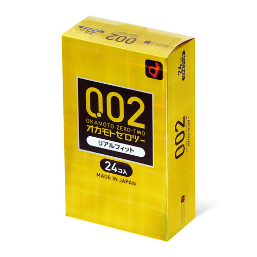 岡本 Okamoto 0.02 真.貼身 日本版 安全套 24片裝