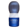 PREMIUM TENGA Air Cushion Cup 飛機杯 前視圖,展現高級外觀設計與空氣緩衝技術的產品特色。