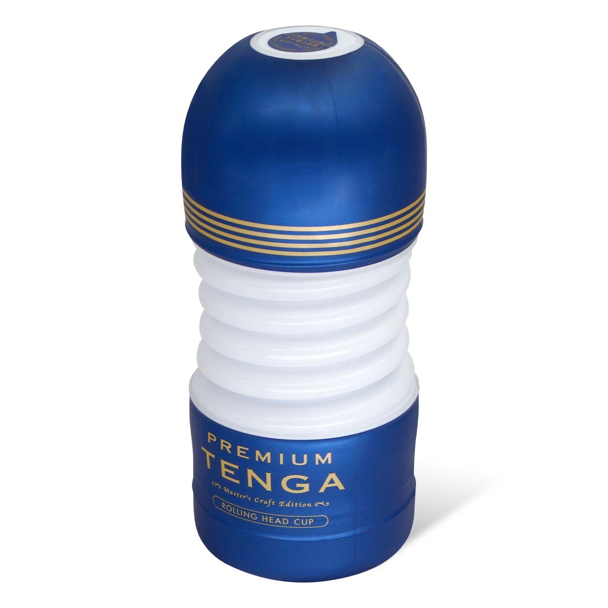 PREMIUM TENGA Rolling Head Cup 飛機杯 主圖,顯示產品的完整造型和彈性旋轉設計。