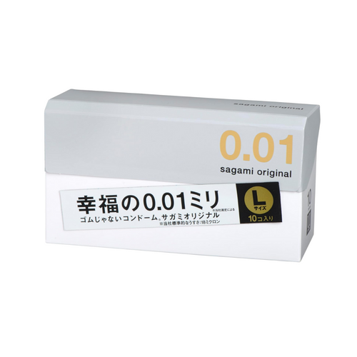 相模原創 Sagami 0.01 大碼 PU 日本版 安全套 10 片裝