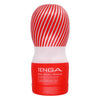 TENGA AIR CUSHION CUP 飛機杯 正面特寫,紅白外觀與產品名稱清晰可見