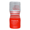 TENGA DUAL FEEL CUP 飛機杯 正面展示,產品名稱與設計細節清晰可見