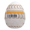 TENGA EGG Ring 飛機蛋 的背面圖,包含產品信息與條形碼,方便用戶了解詳細內容。