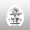 TENGA EGG SPHERE 內部結構圖,顯示獨特的螺旋球形紋理設計,提供多重刺激感受。