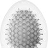 TENGA EGG STUD 內部結構圖,六角突起設計提供刺激感,超彈性材質帶來舒適體驗