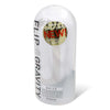 TENGA FLIP 0 (ZERO) GRAVITY WHITE 飛機杯,內部結構展示,強調細緻滑順和高密度紋路設計。