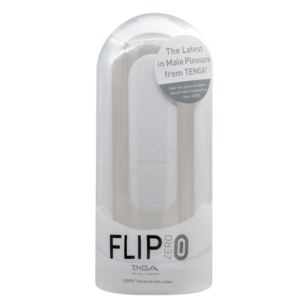 TENGA Flip 0 高質感透明設計,展現產品主要特色和技術。