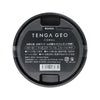 TENGA GEO Coral 包裝底部展示詳細產品資訊,包括使用方法與日本製造標記。