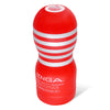 TENGA Original Vacuum Cup 的斜側圖,強調其符合人體工學的流線設計。