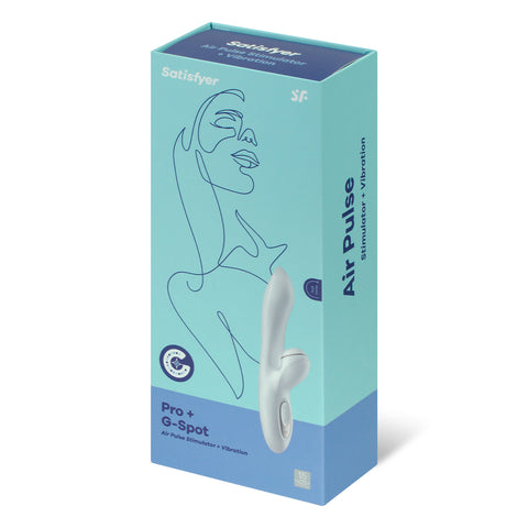Satisfyer Pro + G-Spot 吸吮震動按摩器(玫瑰金色)