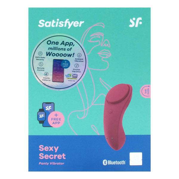 Satisfyer Sexy Secret 手機遙控震動按摩器(紅色)