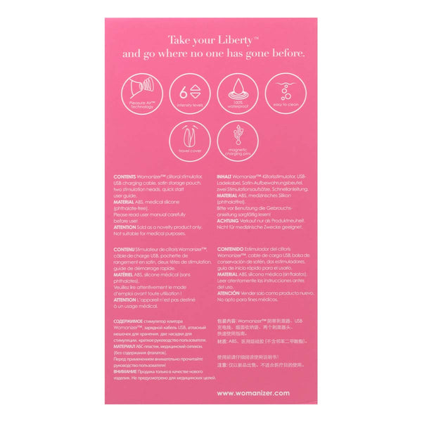 Womanizer Liberty 便攜式陰蒂吸啜器