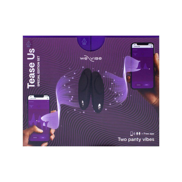 We-Vibe Tease Us Set Box Moxie + Moxie Black