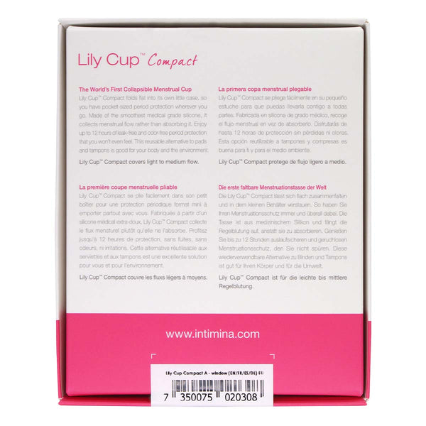 Intimina Lily Cup Compact 摺疊式月經杯(Size A)
