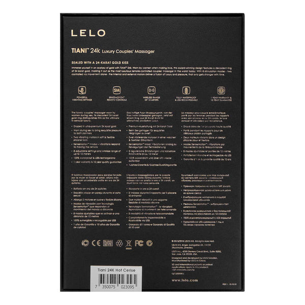 LELO Tiani 24K 穿戴式振動器