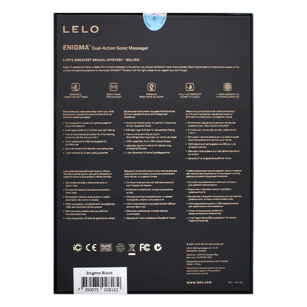 LELO ENIGMA 雙頭刺激聲波按摩器