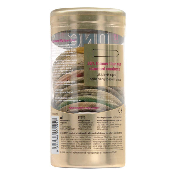 ONE 真激薄 乳膠安全套(12片裝)