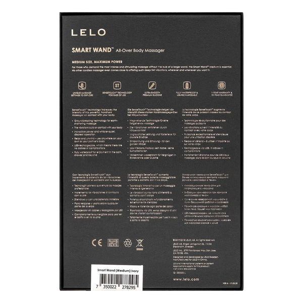 LELO Smart Wand 智能按摩棒(中號)白色