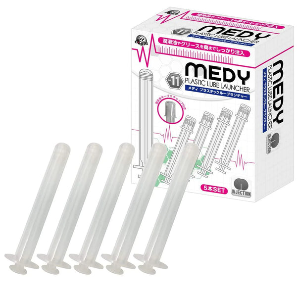 A-One Medy No.11 Plastic Syringe 塑膠針筒灌腸器 五件裝