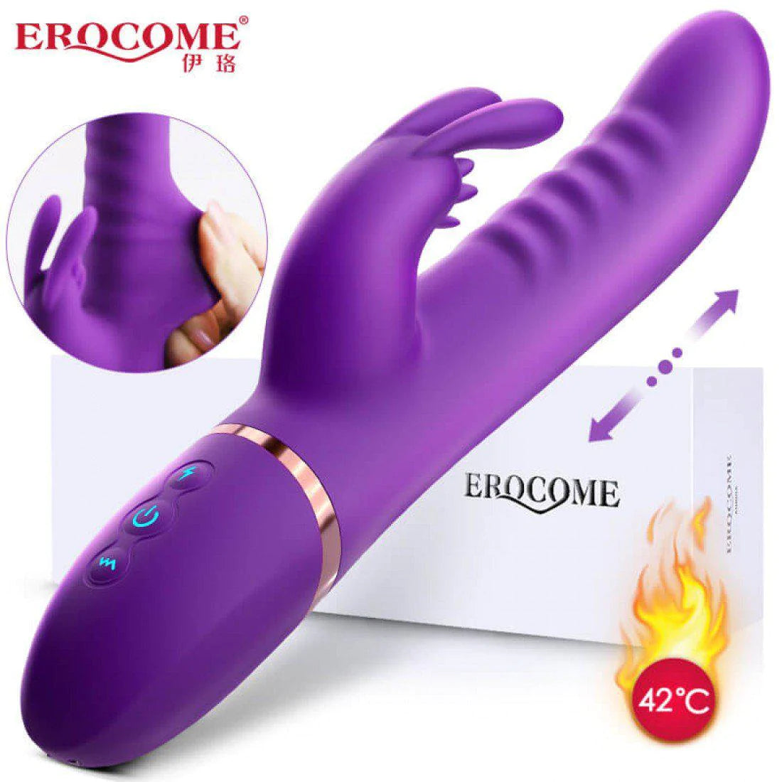 EROCOME CANISMINOR 小犬座 仿真陽具 衝擊高潮棒 加熱版