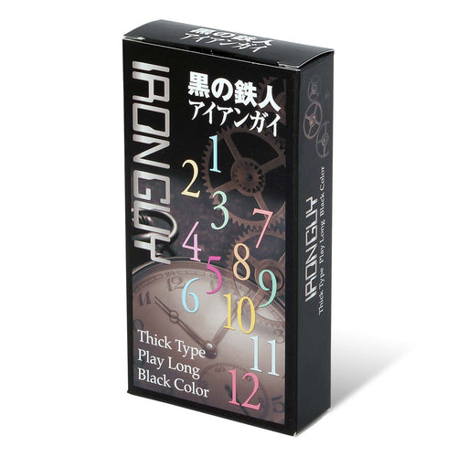 Japan Medical 黑之鐵人 乳膠安全套(12片裝)