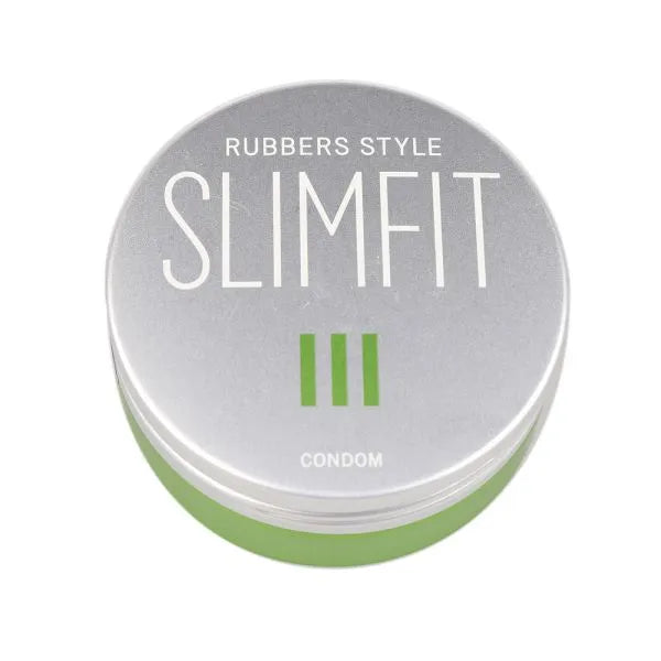 JAPAN MEDICAL - Rubbers Style SLIMFIT 0.03 橫紋 罐裝(5片裝)