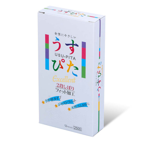 Japan Medical Usu-Pita 卓越 2500 乳膠安全套(12片裝)