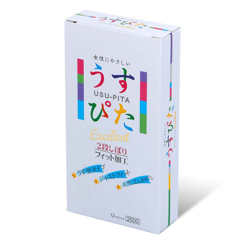 Japan Medical Usu-Pita 卓越 2500 乳膠安全套(12片裝)