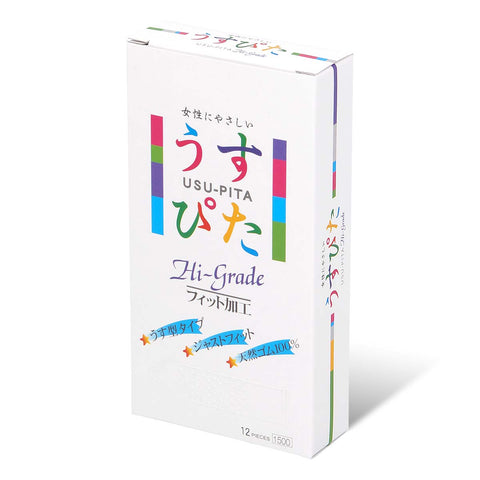 Japan Medical Usu-Pita 高級 1500 乳膠安全套(12片裝)