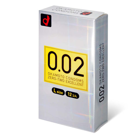 岡本 Okamoto 0.02 大碼 日本版 12片裝