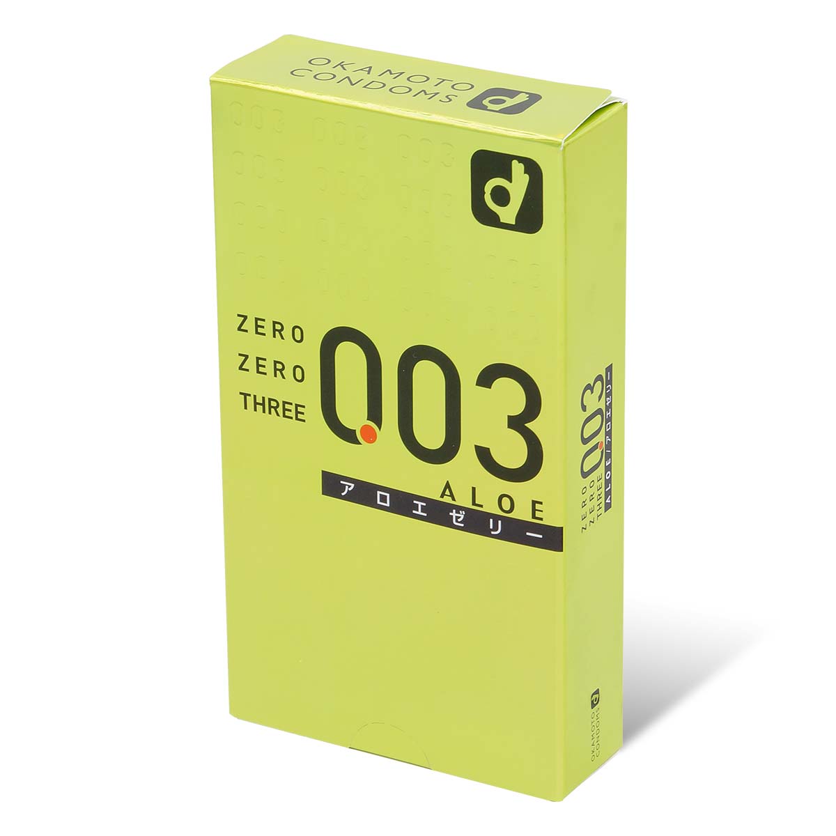 岡本 0.03 蘆薈 condom 安全套 10 片裝(日本版),極致薄度讓你驚艷,蘆薈潤滑劑帶來順滑舒適體驗,貼合自然,倍增親密感