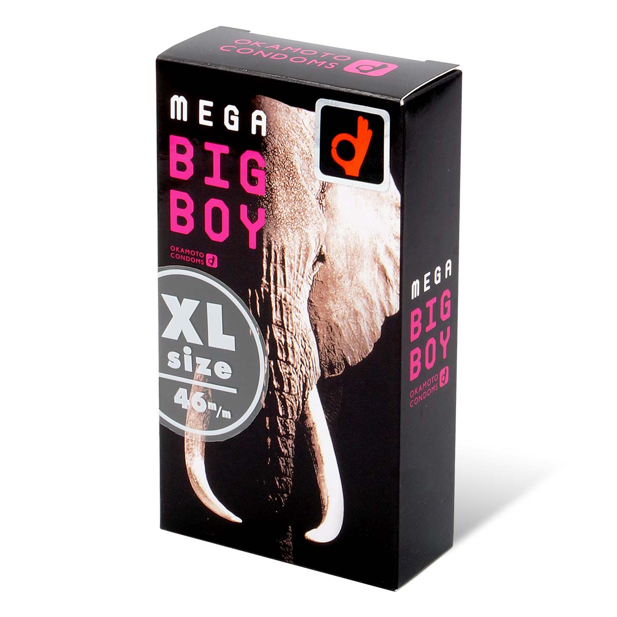 岡本 Okamoto Mega Big Boy XL 46mm 加大碼安全套,日本版 Condom,提供舒適貼合體驗