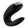 Satisfyer Double Fun 智能APP 搖控 情侶共震器 黑色