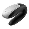 Satisfyer Double Fun 智能APP 搖控 情侶共震器 黑色