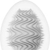 TENGA EGG WIND 內部構造特寫 - 顯示內部波浪紋設計,提供緊貼與起伏快感的獨特構造。