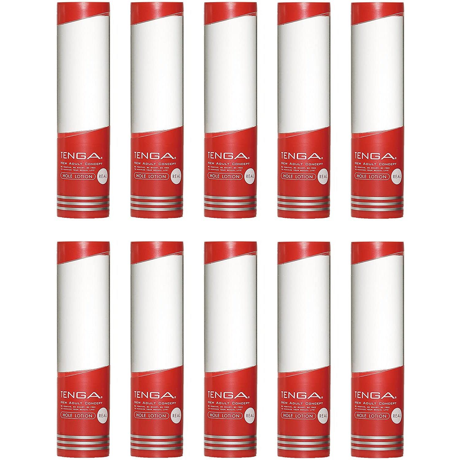 TENGA HOLE LOTION REAL 水性潤滑劑 170ml.十支優惠裝