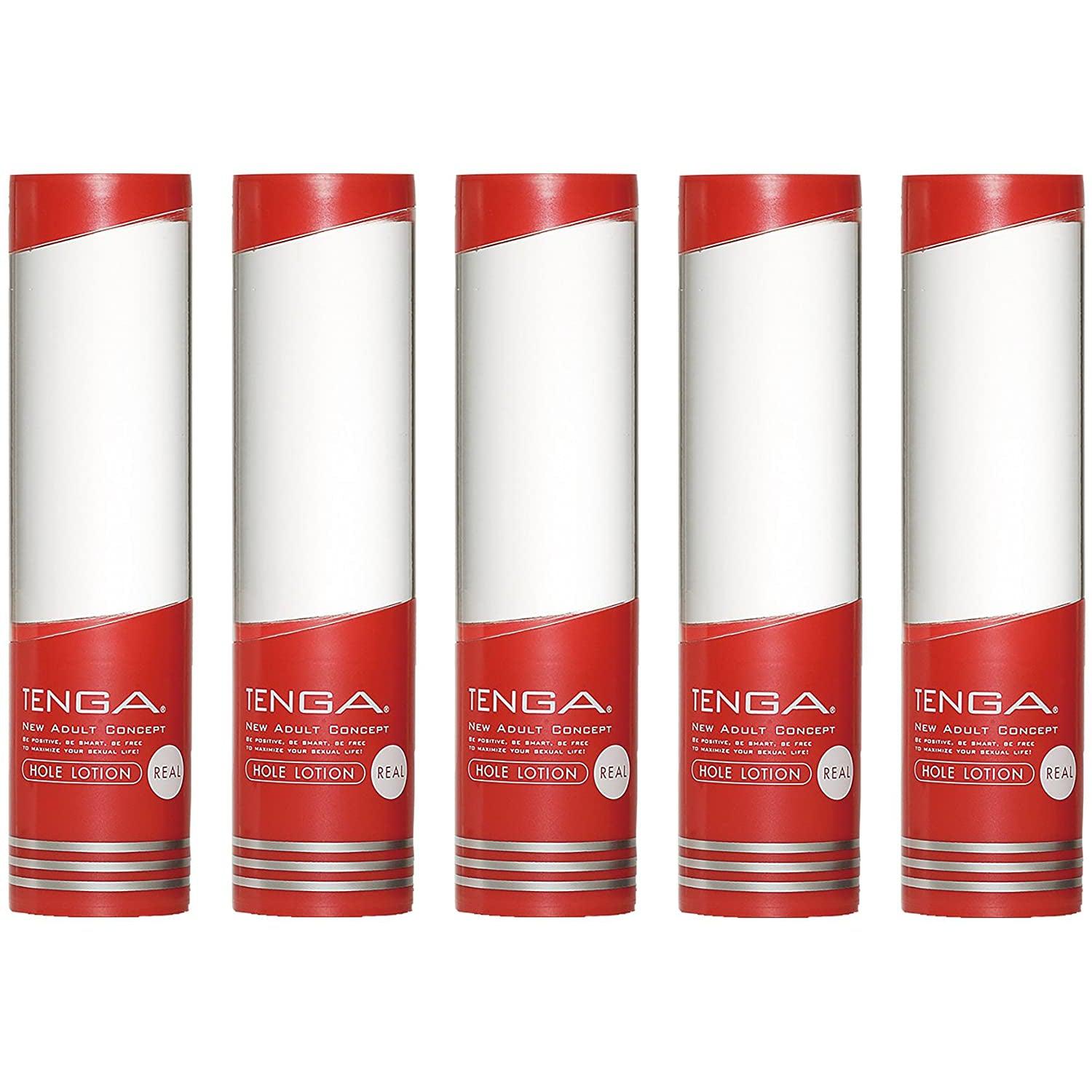 TENGA HOLE LOTION REAL 水性潤滑劑 170ml.五支優惠裝