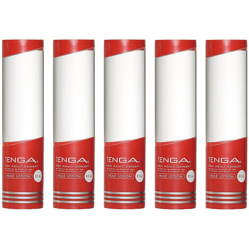 TENGA HOLE LOTION REAL 水性潤滑劑 170ml.五支優惠裝
