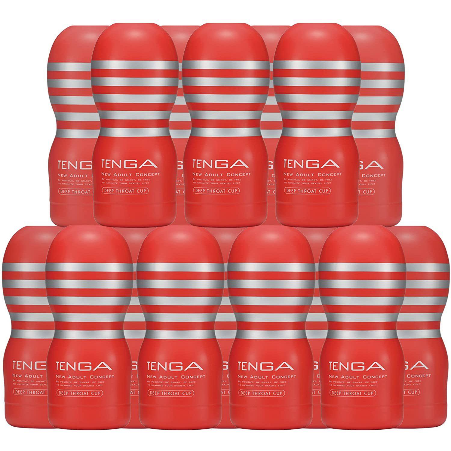 TENGA ORIGINAL VACUUM CUP 飛機杯 25個裝 - 大容量超值組合,提供強烈吸啜感與即時潤滑體驗,滿足多次享受需求。