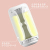Tenga Puffy Sugar White,內部細緻紋理展示,提供揉觸感受