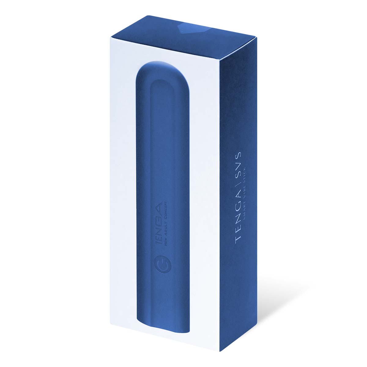 TENGA SVS NAVY 震動棒主視圖,深藍色高級感設計,專為親密時刻打造