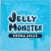 Jelly Monster Extra Jelly 安全套 condom 單片包裝外觀，藍色設計配以波點圖案，清新可愛