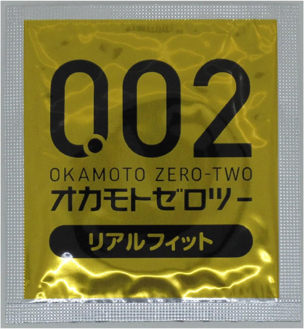 岡本 Okamoto 0.02 Real Fit 安全套 condom 單片包裝，貼合設計，來自日本製造