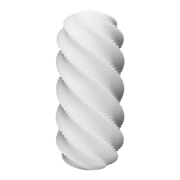 TENGA 3Dx SPIRAL 內部螺旋立體紋路特寫，高密度細緻螺旋刺激結構設計